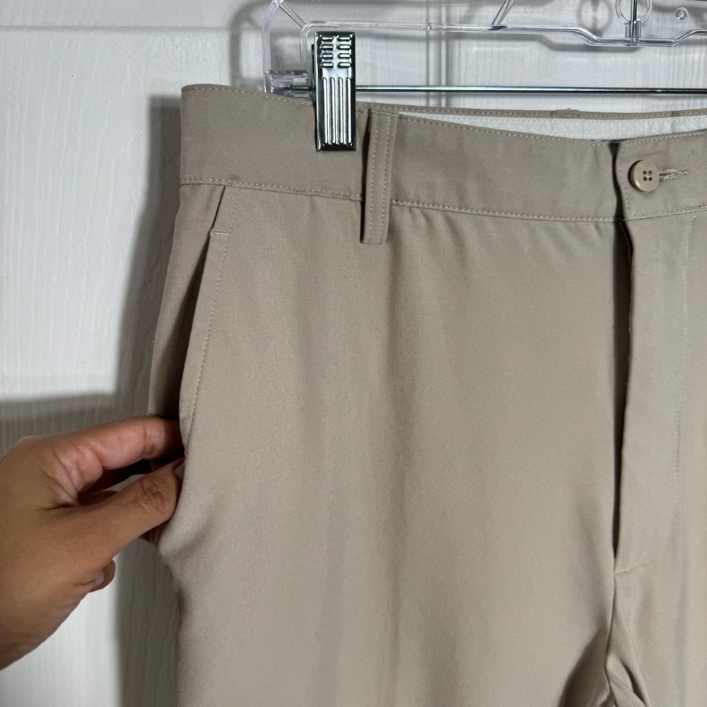 FootJoy Men's Golf Pants 34x32 Khaki Performance Stretch Athletic Fit - Picture 4 of 11
